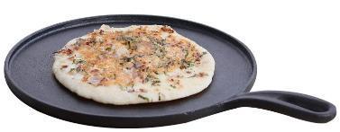 Wonderchef Forza Pre-Seasoned Cast Iron Dosa Tawa 27cm 63160003