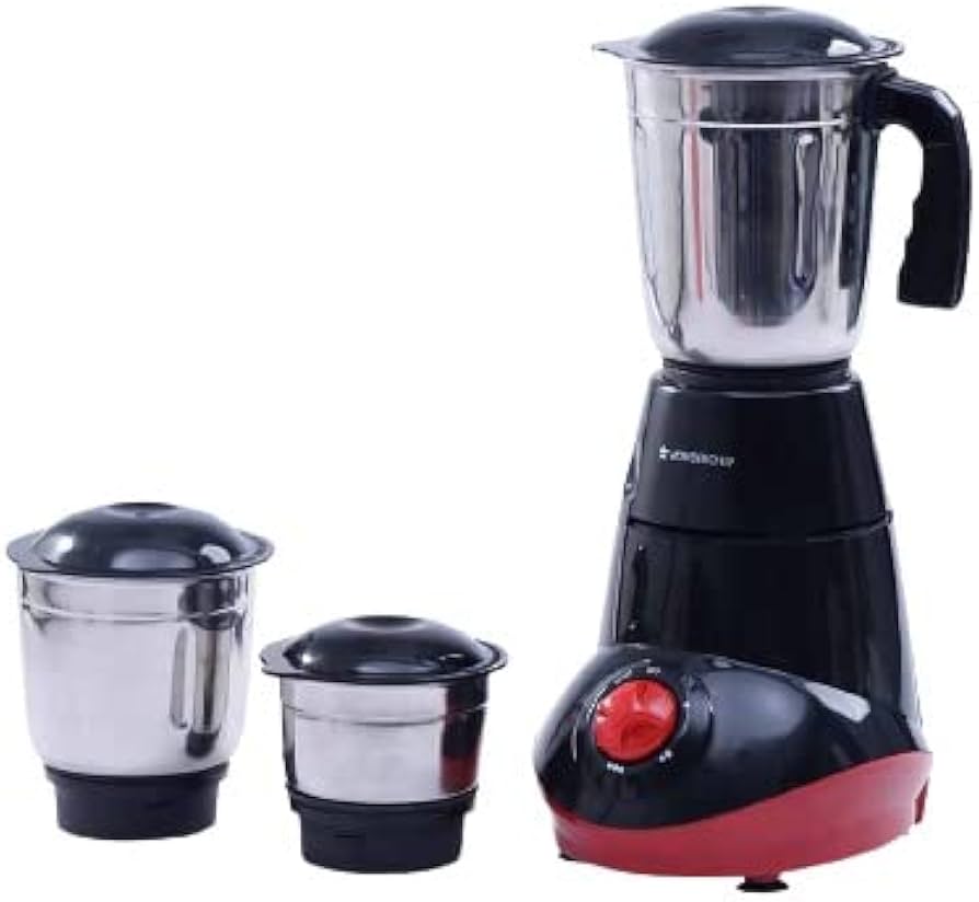 WONDERCHEF CAPRI MIXER GRINDER 750W RED & BLACK