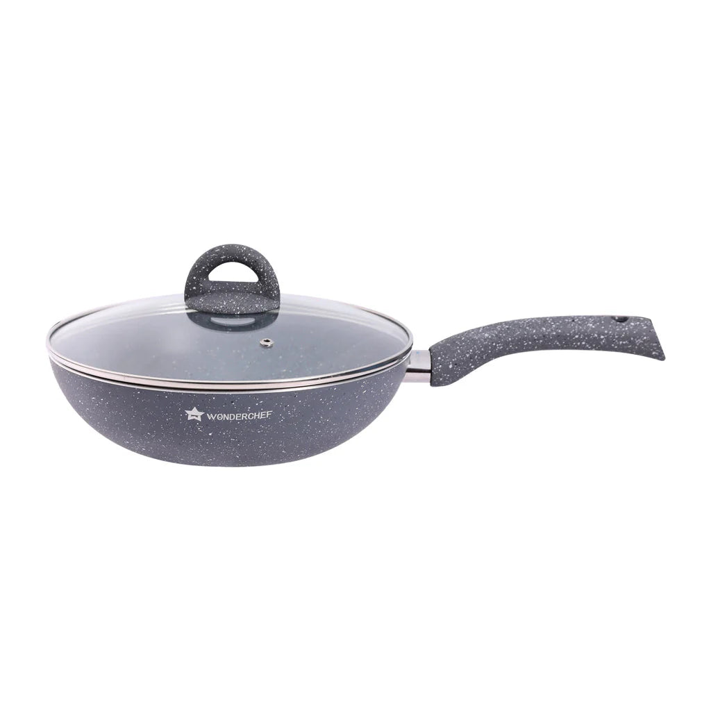 WONDERCHEF GRANITE 24CM FRYING PAN GREY