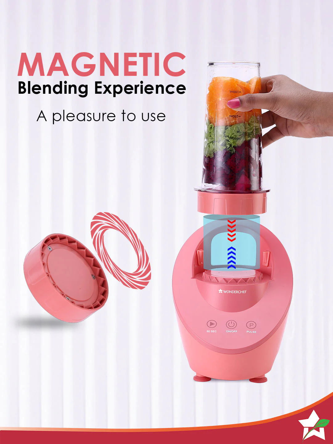 Wonderchef Magneto Coral Blender 63154816 Wonderchef Magneto Coral Blender 63154816