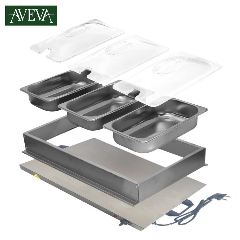 AVEVA AV-DFW3P  AVEVA -Food Warmer - 3 pan