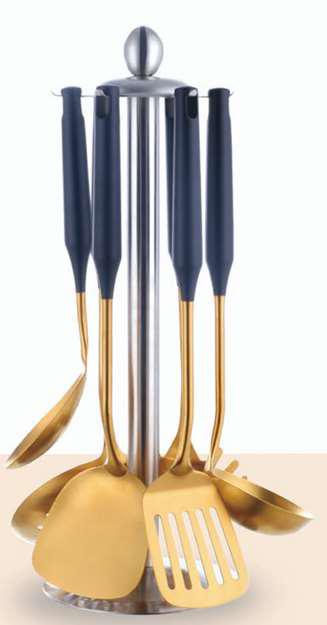 AVEVA Utensil set-6pcs with stand AV-A035/A036S